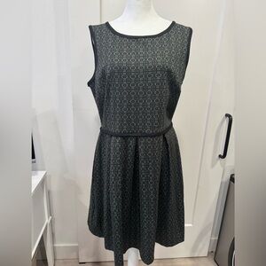 NWT Max Studio Black and Gray Patterned work Dress for women